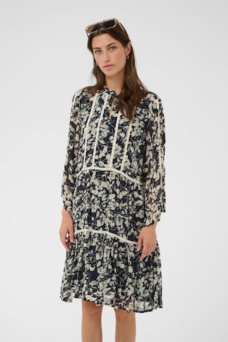 Part Two Jurk 'NibiPW' in Blauw: voorkant