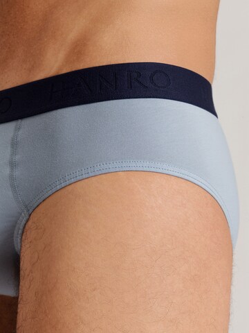 Hanro Slip ' Cotton Essentials ' in Blauw