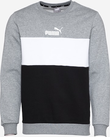 Sweat de sport PUMA en gris : devant