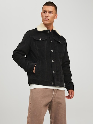 Veste mi-saison 'Alvin' JACK & JONES en noir : devant