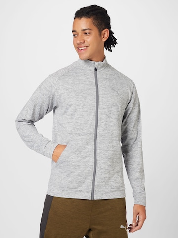 PUMA Training Jacket in Grey: front