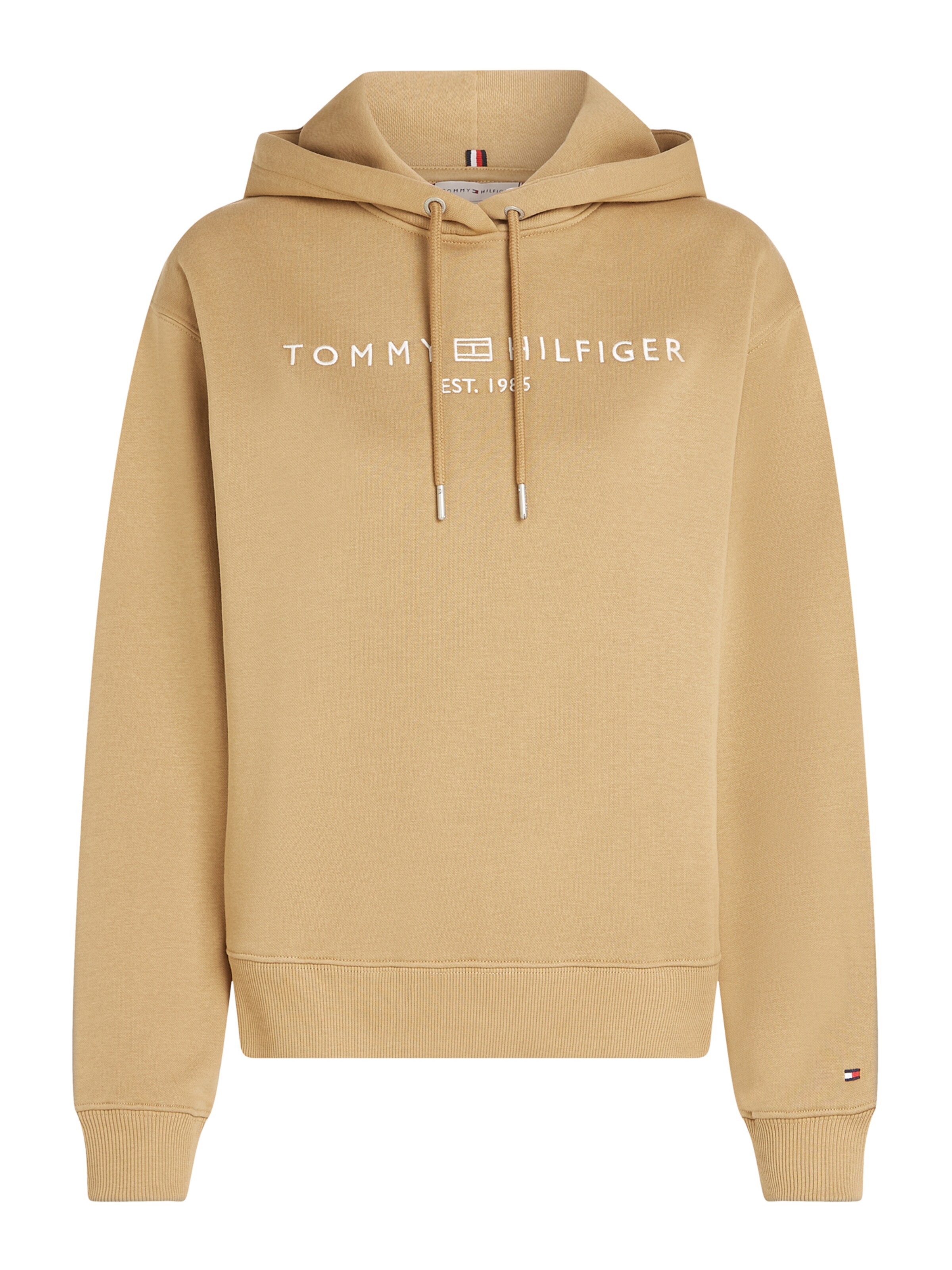 TOMMY HILFIGER Mikina – hnědá: přední strana