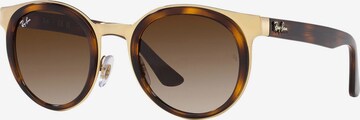 Ray-Ban Солнцезащитные очки в Коричневый: спереди