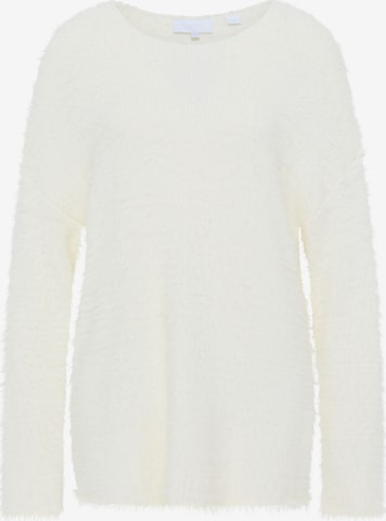 usha WHITE LABEL Pullover in Weiß: predná strana