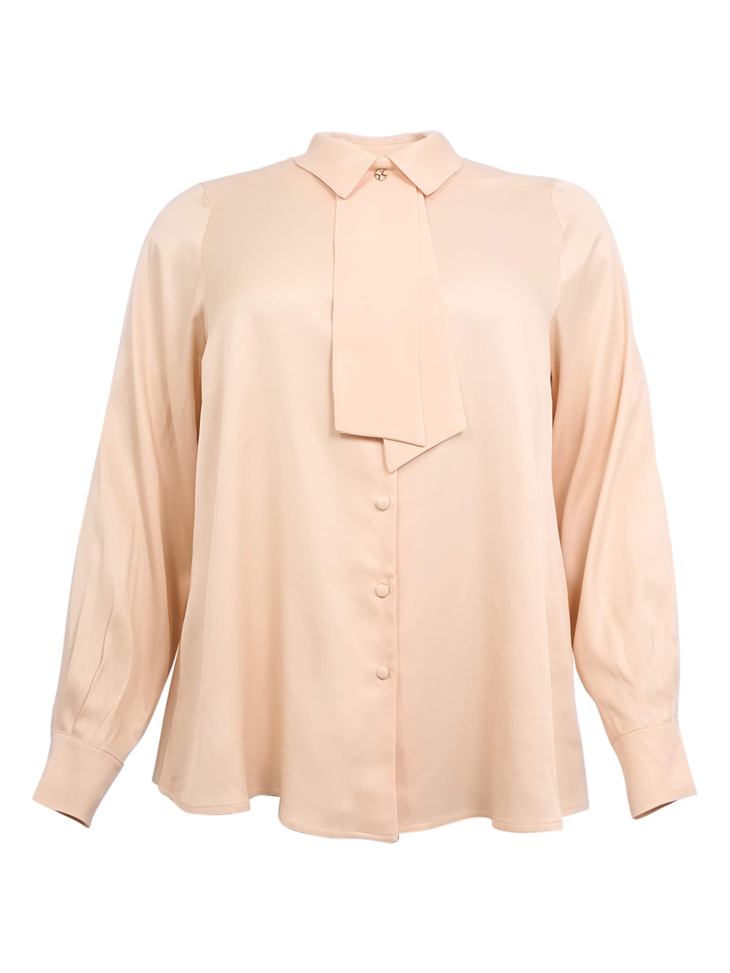 YOEK Shirt in Beige: voorkant