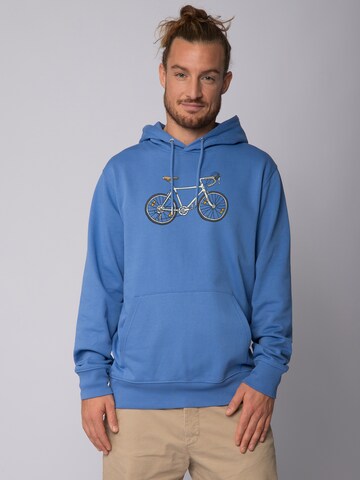Sweat-shirt ' Doodle Bike ' Watapparel en bleu : devant