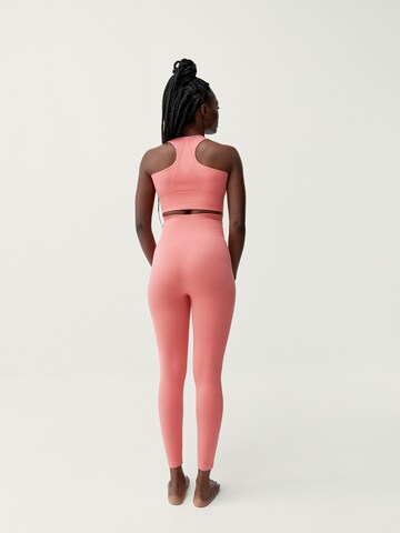 Born Living Yoga Skinny Sporthose 'Ambra' in Pink