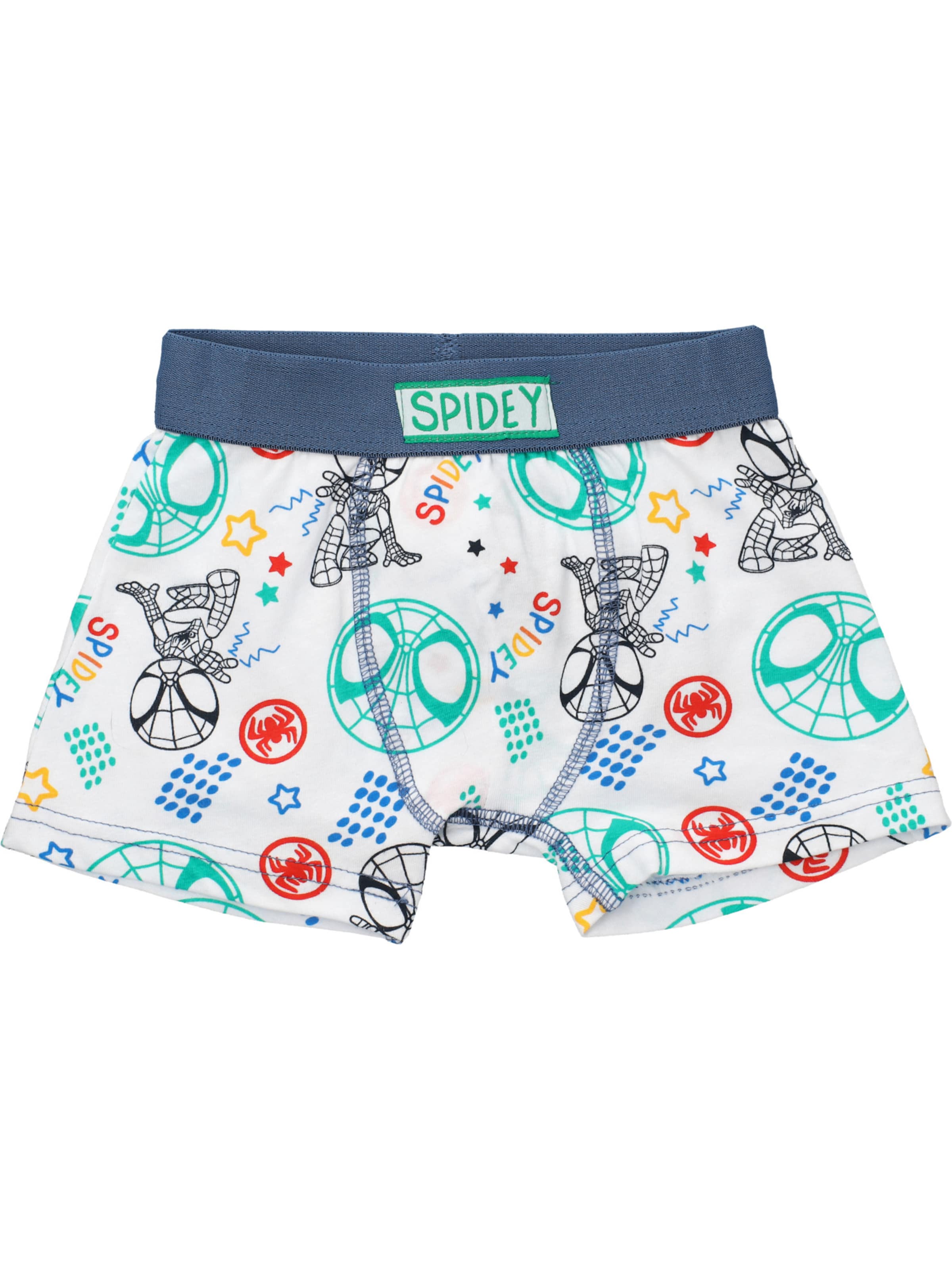 Sous-vêtements 'Spiderman' marvel en blanc : devant