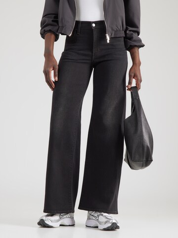 LEVI'S ®Wide Leg/ Široke nogavice Traperice '728' - crna boja: prednji dio