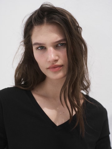 MANGO Shirt 'CHALSPIC' in Zwart