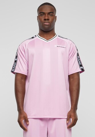 Karl Kani - Camiseta en rosa: frente