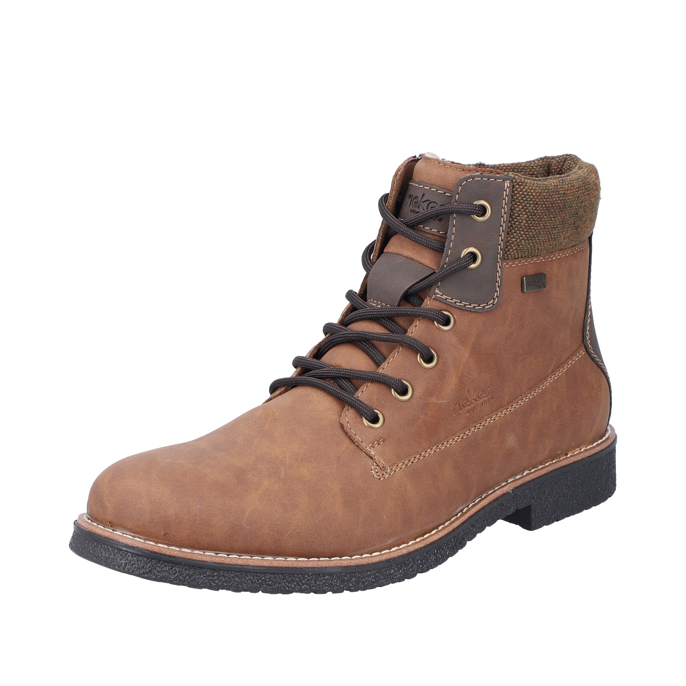 Rieker Lace-Up Boots '32030' in Brown: front