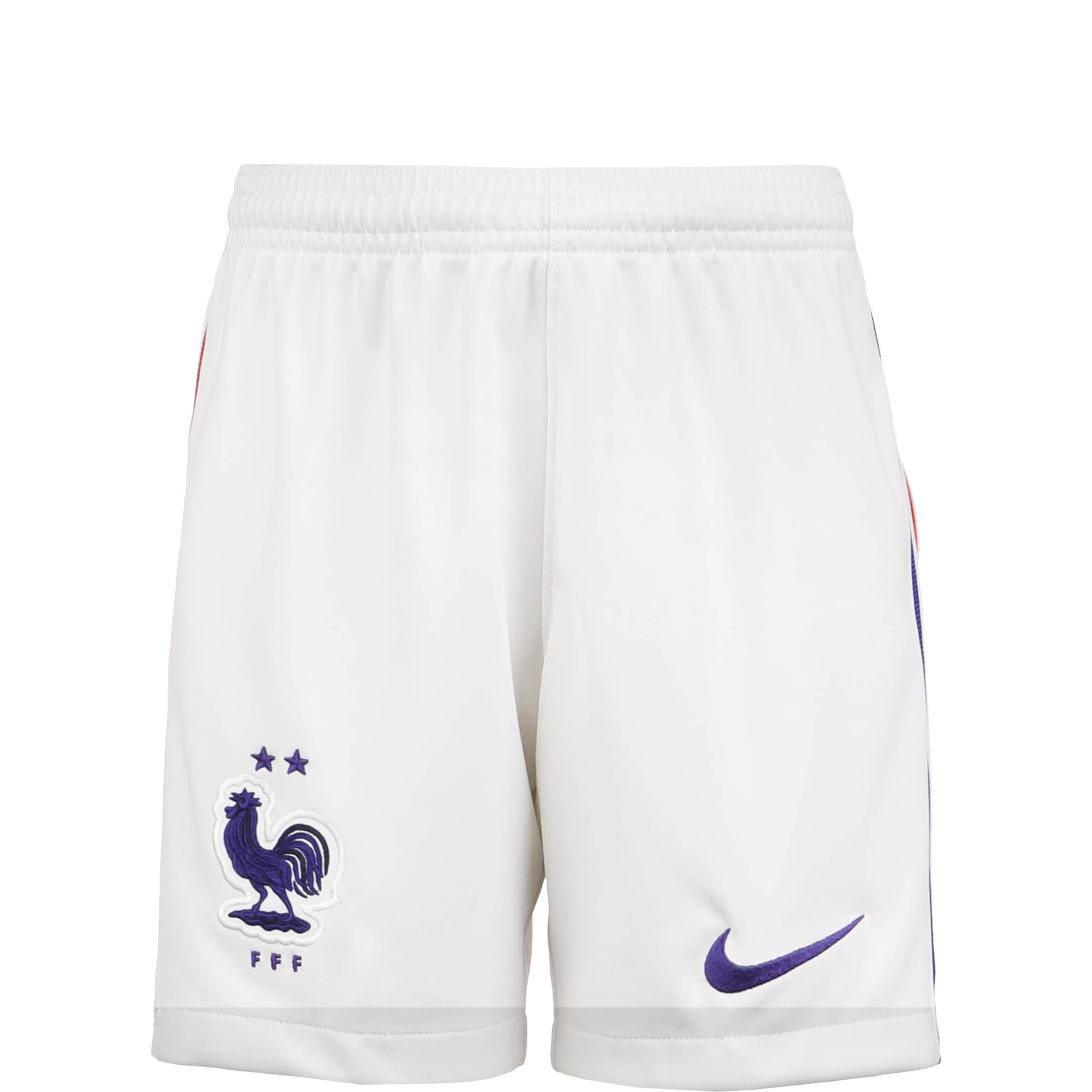 NIKE Regular Sporthose 'Frankreich Away Stadium EM 2021' in Weiß: Vorderseite