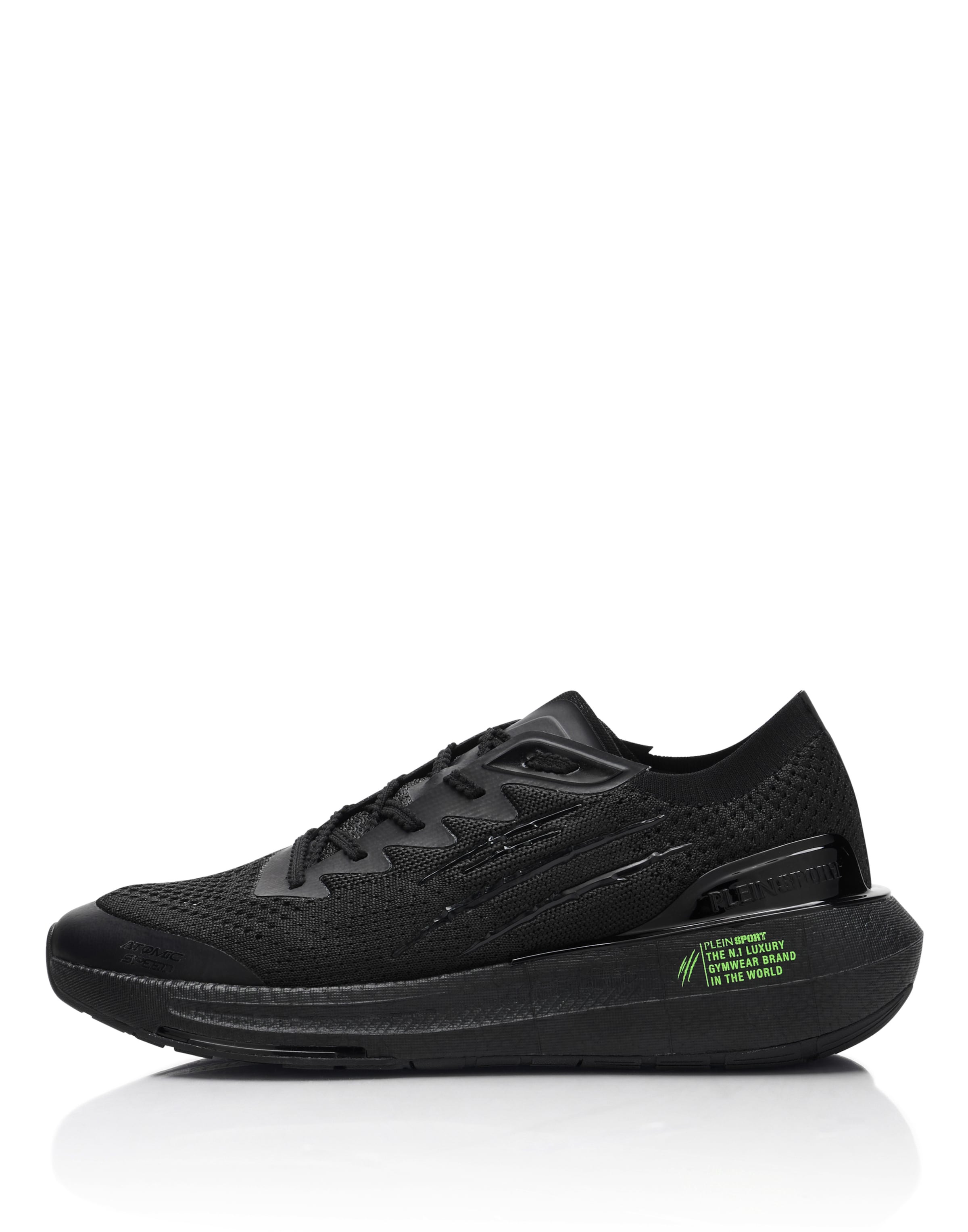 Baskets basses Plein Sport en noir : devant