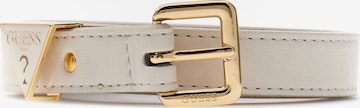 GUESS Gürtel 'GIULLY II' in Weiß: Vorderseite