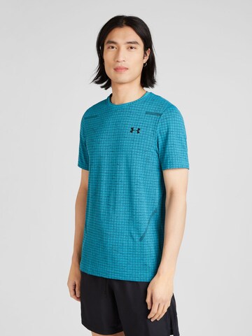 UNDER ARMOUR Λειτουργικό μπλουζάκι σε μπλε: μπροστά