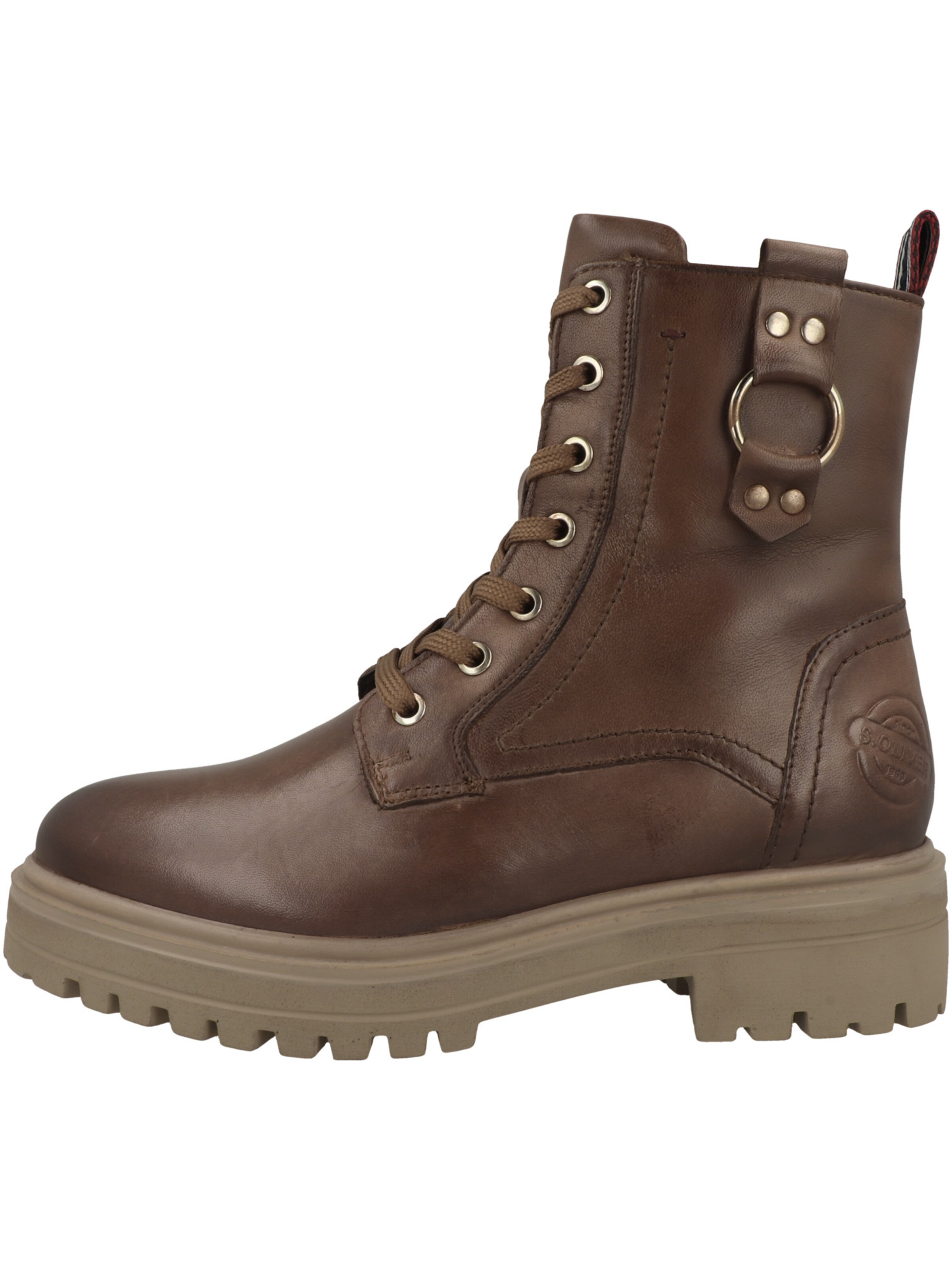 Bottines à lacets s.Oliver en marron