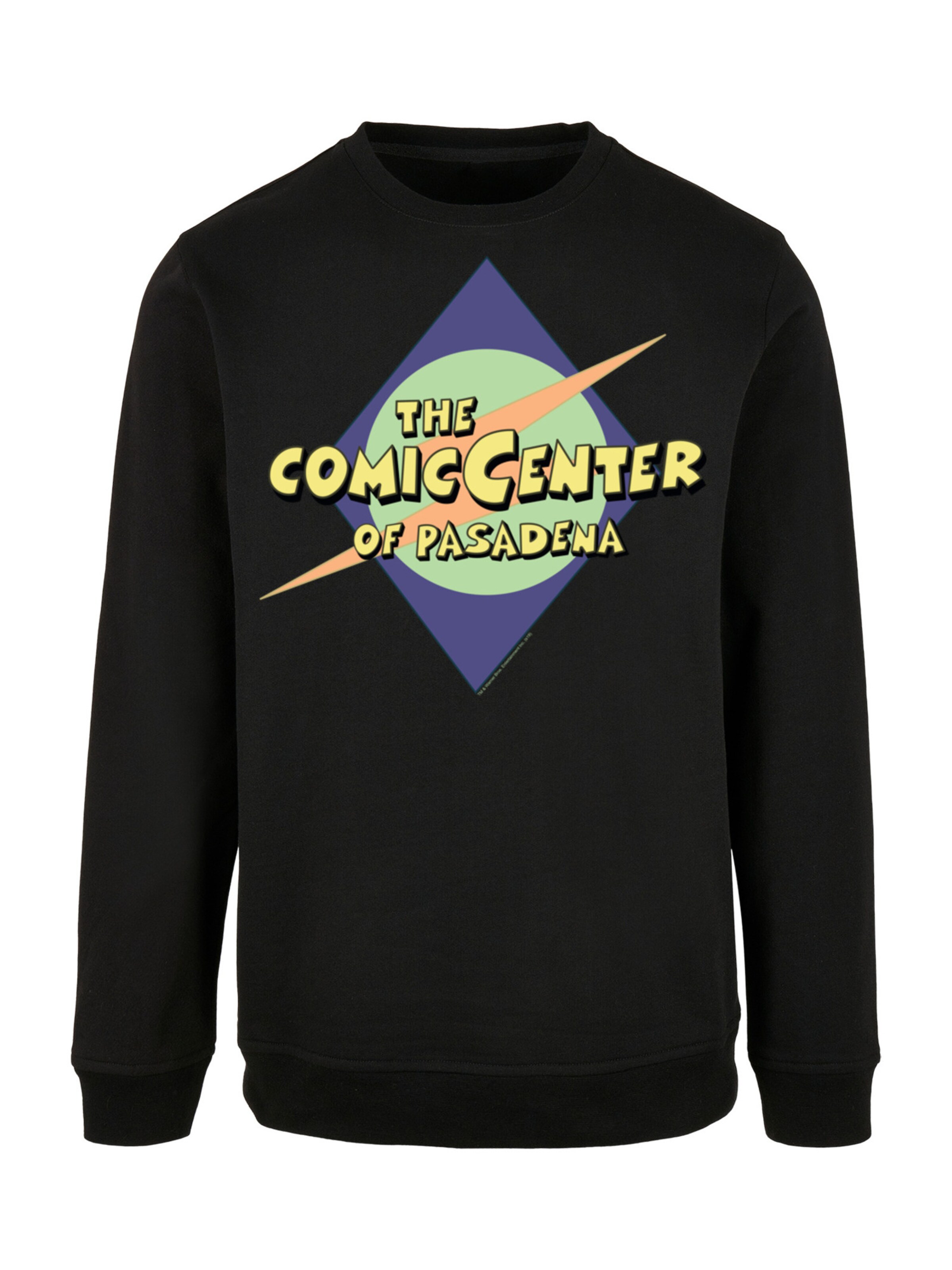 F4NT4STIC Sweatshirt in Zwart: voorkant