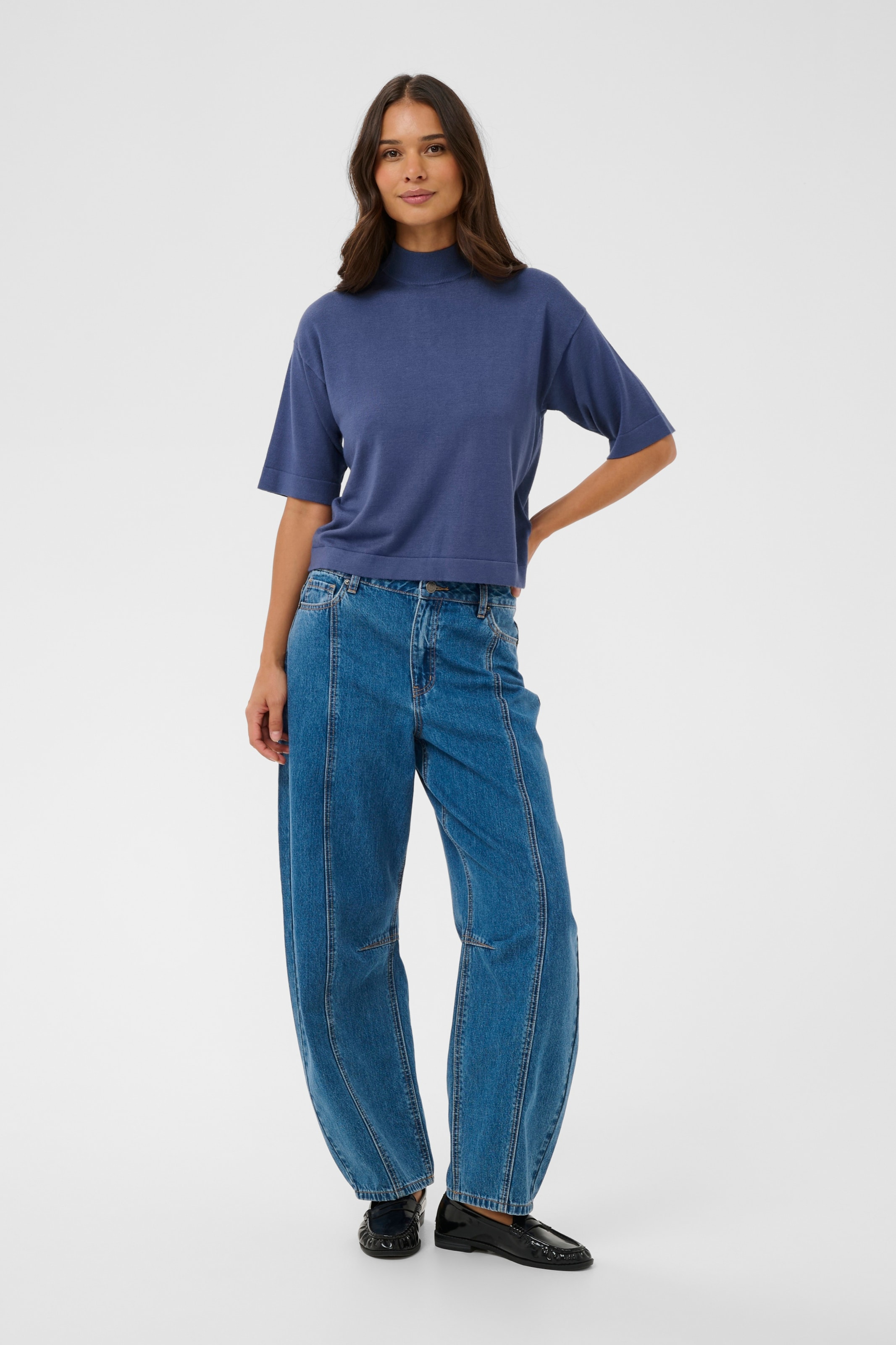 Kaffe Pullover in Blau