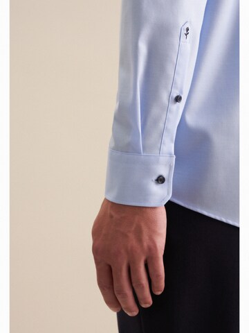 SEIDENSTICKER - Regular Fit Camisa clássica em azul