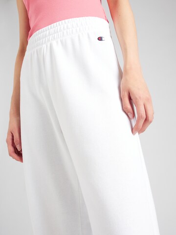 Effilé Pantalon Champion Authentic Athletic Apparel en blanc