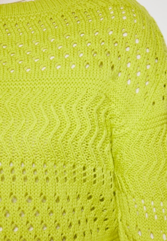 žalia swirly Megztinis