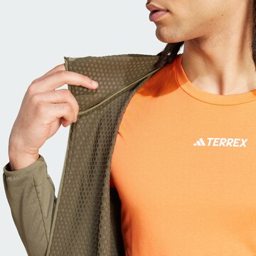 ADIDAS TERREX Funktionele fleece-jas 'Xperior' in Groen