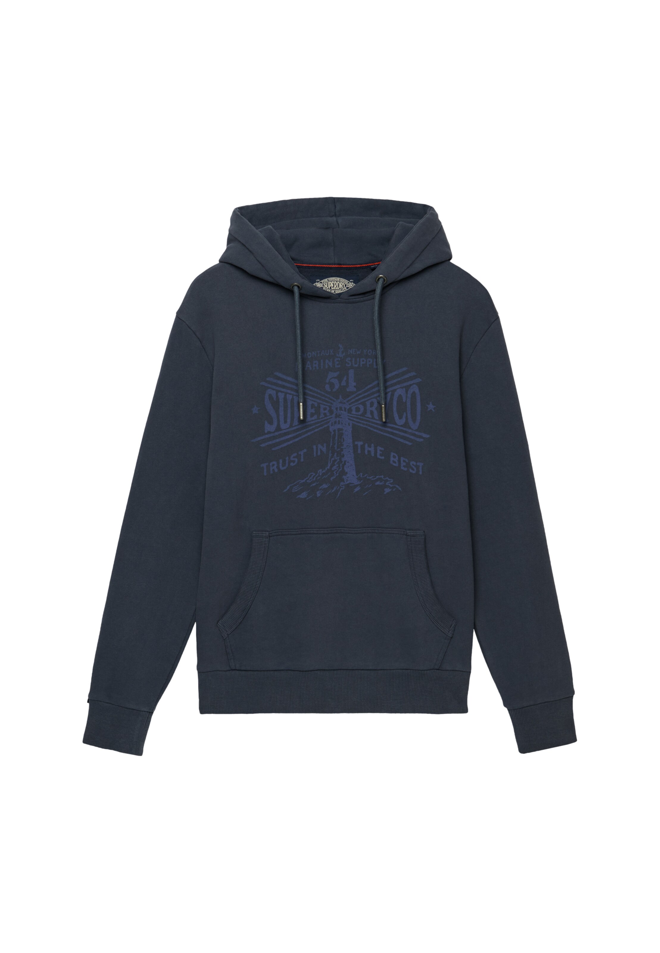 Superdry & Co Sweatshirt 'Lo-Fi Dockside' in Blauw: voorkant