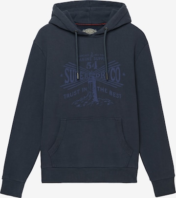 Superdry & Co Sweatshirt 'Lo-Fi Dockside' in Blauw: voorkant
