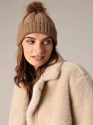 Bonnet ' Praloup' Deeluxe en marron : devant