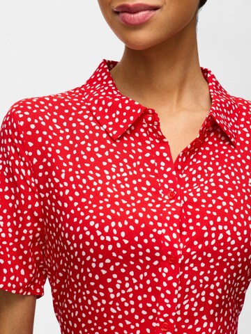 Robe-chemise VILA en rouge