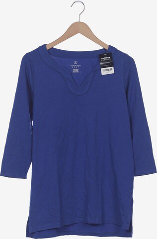 Lands‘ End Langarmshirt M in Blau: predná strana