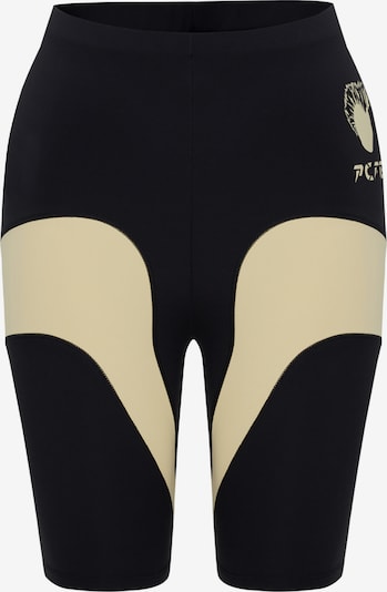 PCFG Shorts 'Boomerang' in hellbeige / schwarz, Produktansicht