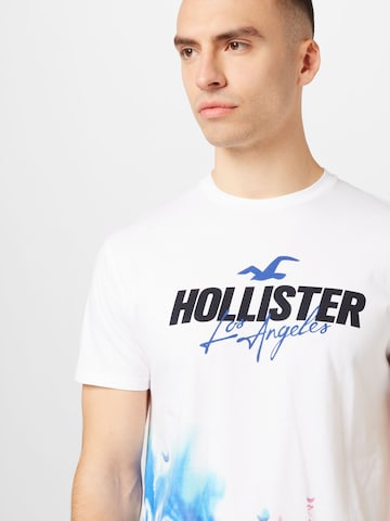 balta HOLLISTER Marškinėliai