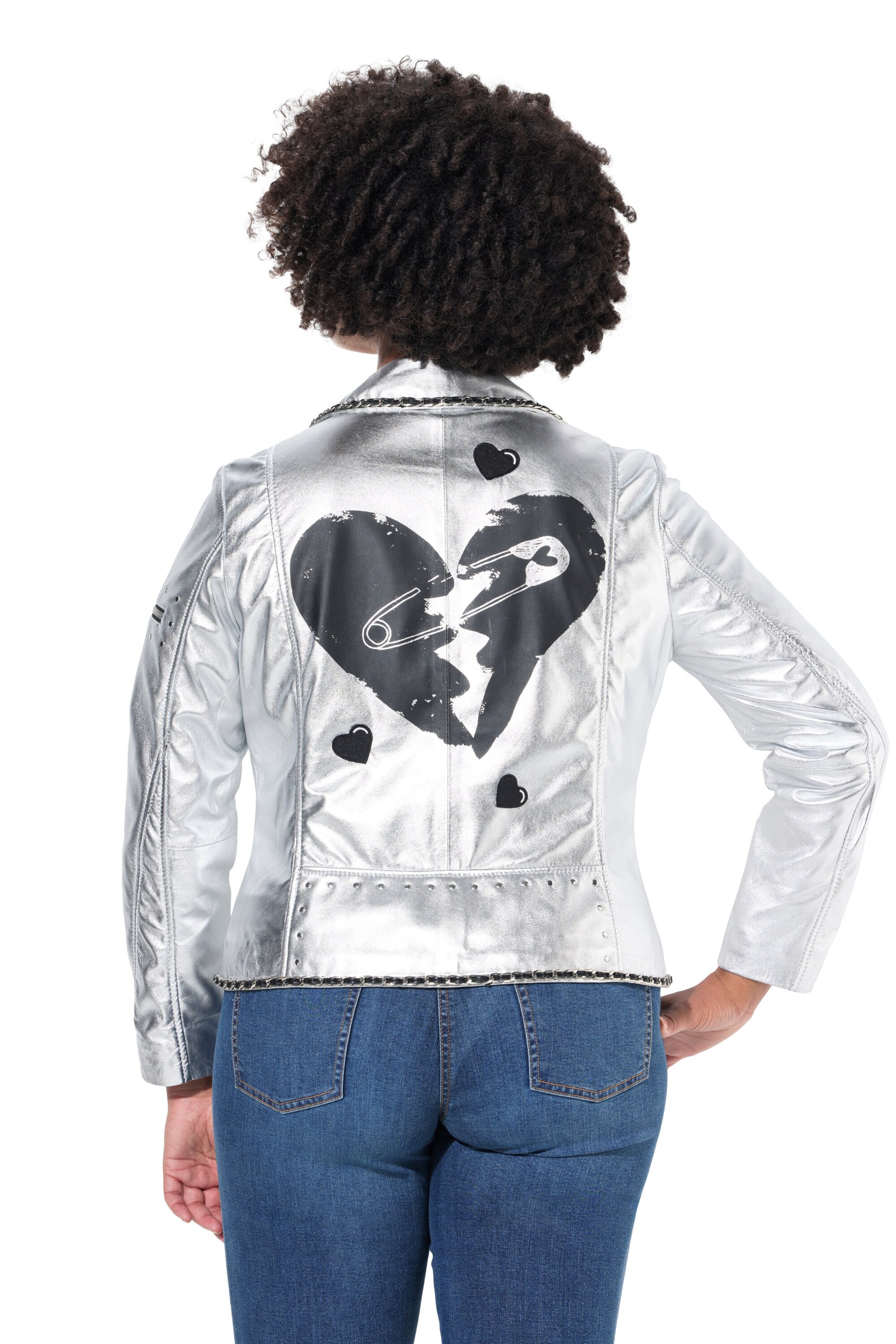 Angel of Style Tussenjas in Zilver