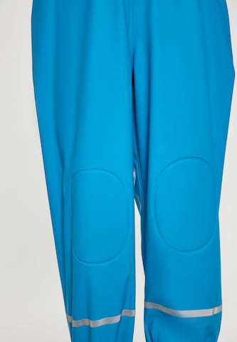 Effilé Pantalon fonctionnel Schmuddelwedda en bleu