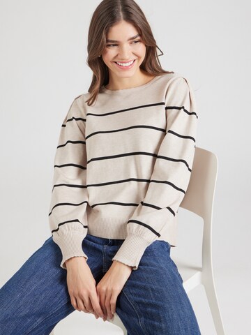 Soft Rebels Sweater 'Analia' in Beige: front