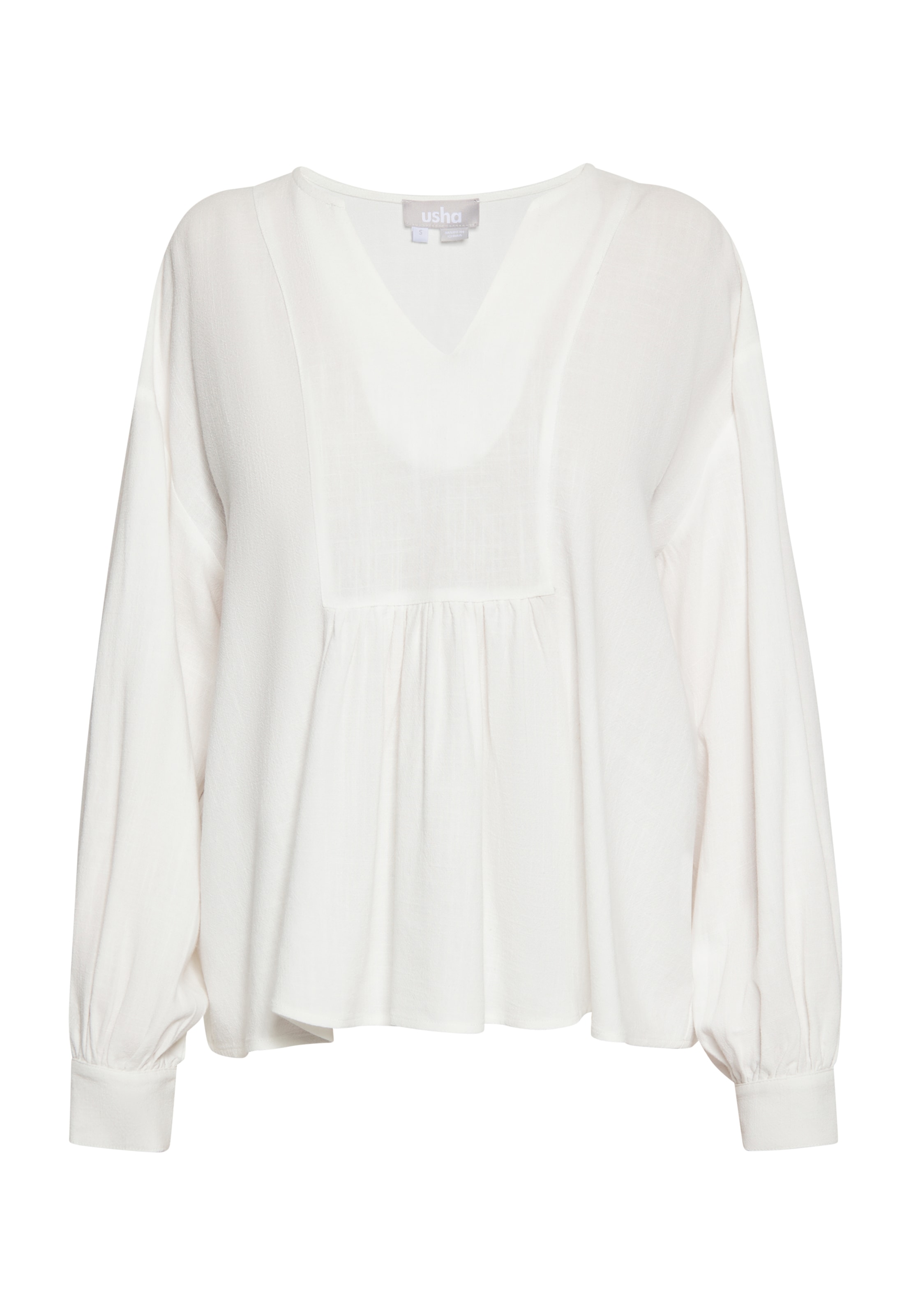 Usha Pluus, värv valge: eest vaates