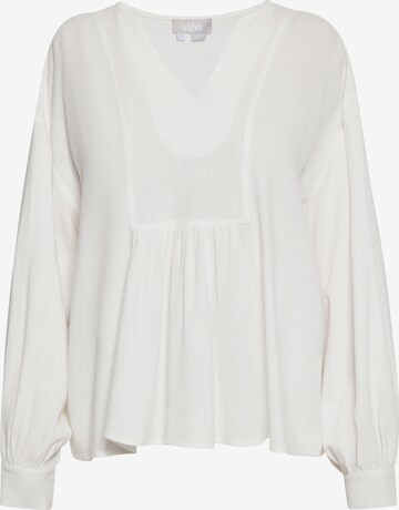 Usha Blouse in White: front