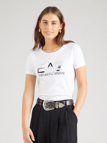 EA7 Emporio Armani Футболка в Белый: спереди