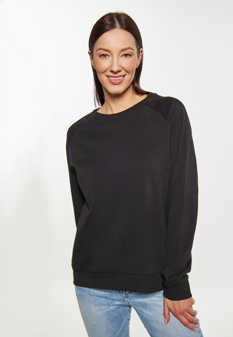 usha BLUE LABEL Sweatshirt in Black: front