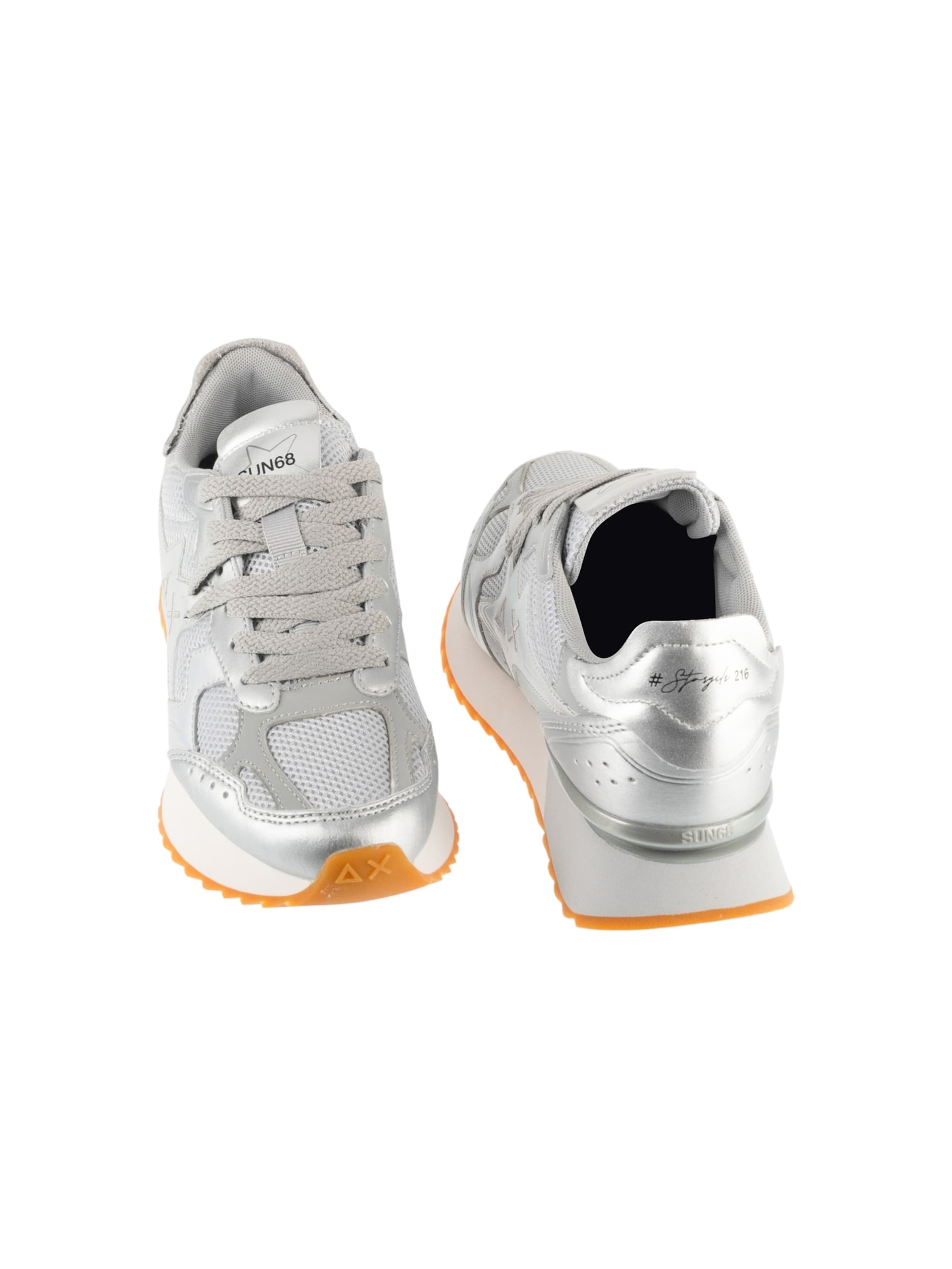 SUN68 Sneakers 'SUN68 Stargirl' in Silver