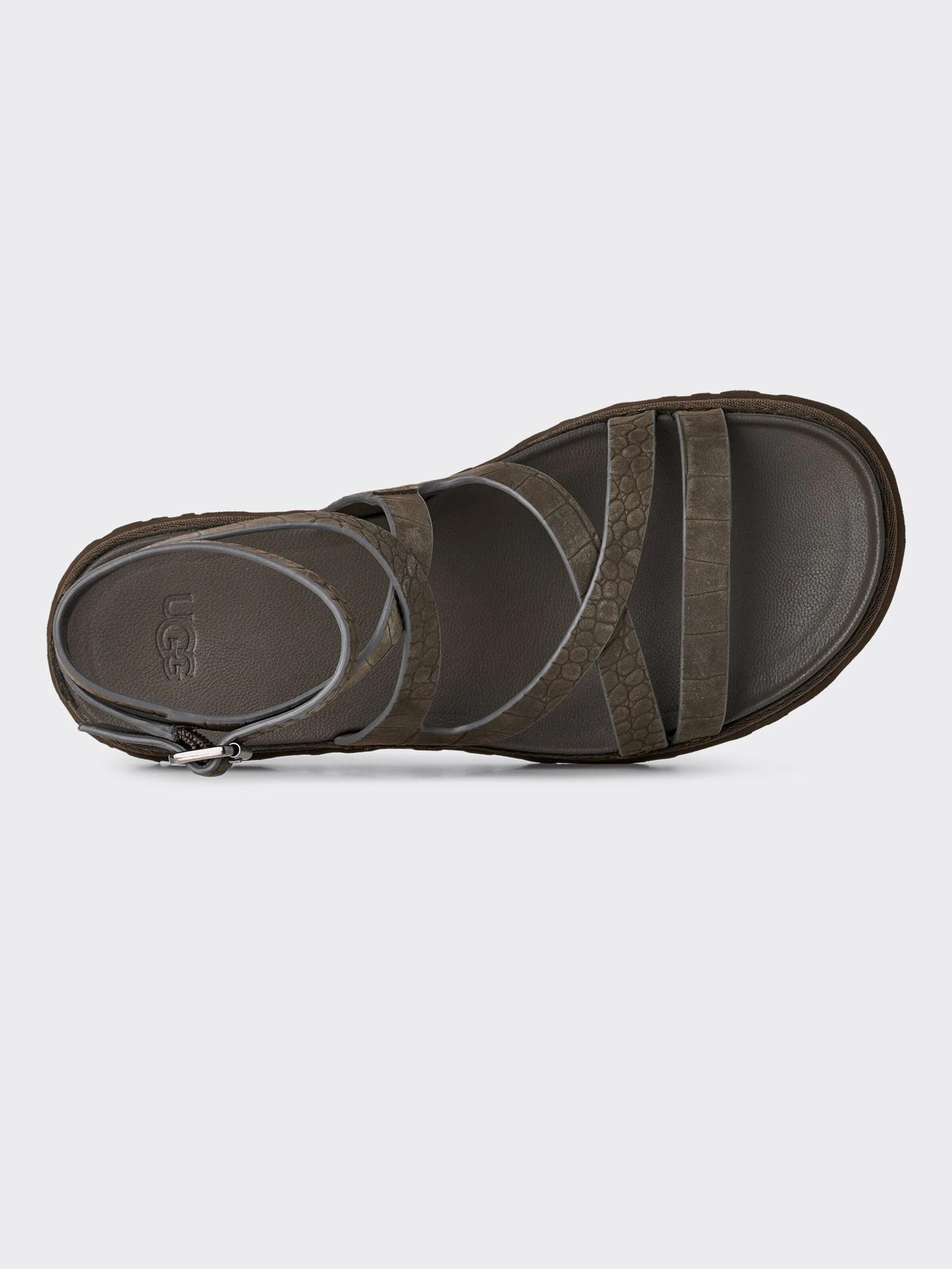 UGG sandalias goldengaze embossed en color marrón para mujer — photo 3