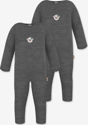 Barboteuse / body 'Tangoio' normani en gris : devant