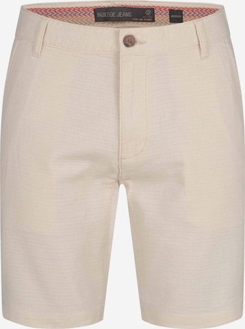 Regular Pantalon INDICODE en beige : devant