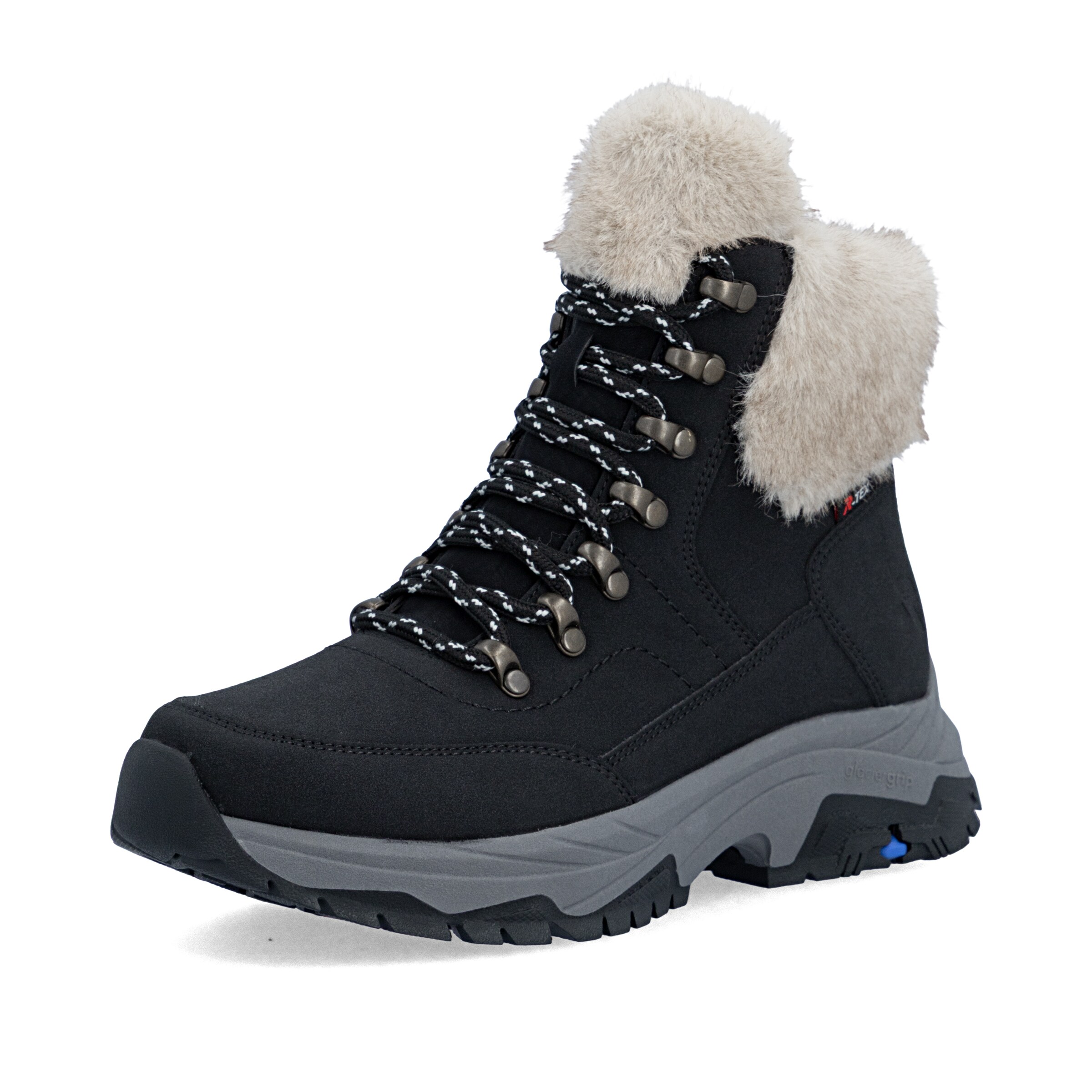 Bottes à lacets ' Z3971 ' Rieker en noir : devant