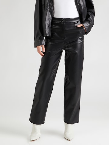 ABOUT YOU Normalny krój Spodnie 'Lisa' w kolorze czarny: przód
