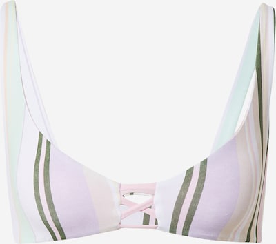 ROXY Bikini gornji dio 'Sea & Waves Revo' u svijetložuta / kaki / pastelno ljubičasta / svijetloroza, Pregled proizvoda