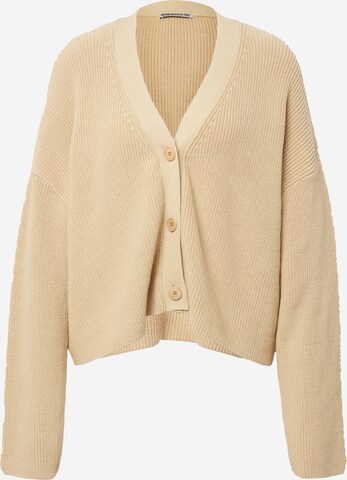 DRYKORN Strikkejakke 'SAVIN' i beige: forside