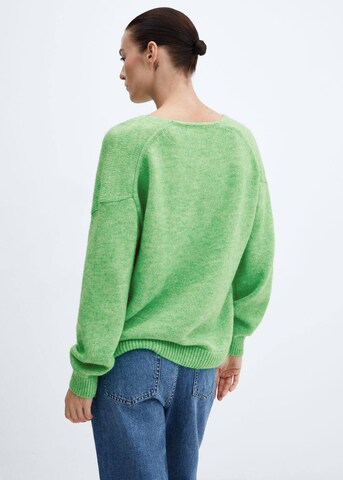 MANGO Sweater 'Kim' in Green